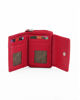 Immagine di YOU YOUNG COVERI - Portafoglio piccolo rosso in VERA PELLE con pattina e tasca portamonete