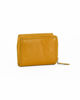 Immagine di YOU YOUNG COVERI - Portafoglio piccolo giallo in VERA PELLE con pattina e tasca portamonete