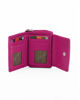 Immagine di YOU YOUNG COVERI - Portafoglio piccolo fuxia in VERA PELLE con pattina e tasca portamonete