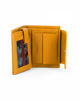 Immagine di YOU YOUNG COVERI - Portafoglio giallo in VERA PELLE con patta e ribaltina