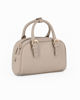 Immagine di DAVID JONES - Minibag a due manici taupe con tasca frontale, tracolla removibile