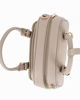 Immagine di DAVID JONES - Minibag a due manici taupe con tasca frontale, tracolla removibile