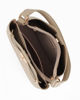Immagine di DAVID JONES - Borsa ad un manico taupe con tre scomparti principali e dettaglio girello sul davanti