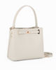 Immagine di DAVID JONES - Borsa ad un manico latte con tre scomparti principali e dettaglio girello sul davanti