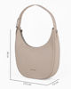 Immagine di DAVID JONES - Borsa a spalla beige con tasca posteriore, tracolla removibile
