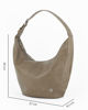 Immagine di DAVID JONES - Borsa a spalla beige con manico regolabile