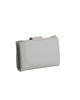 Immagine di ENRICO COVERI - Portafoglio grigio da donna con pattina e tasca posteriore