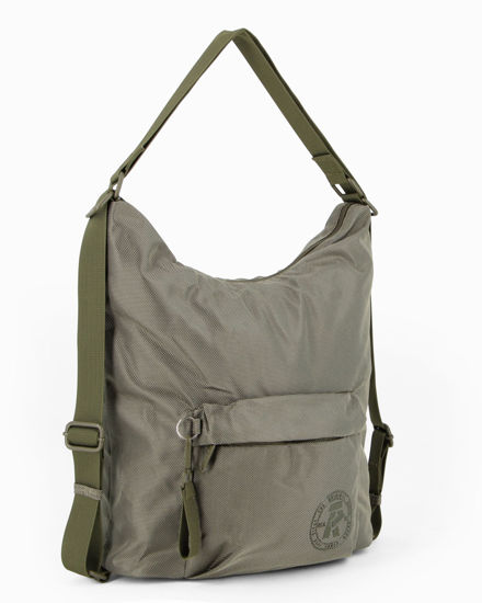 Immagine di RIFLE - Borsa/Zaino verde con tasca frontale