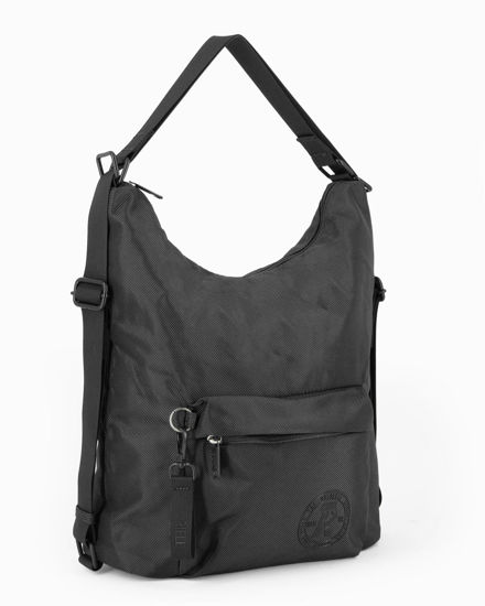 Immagine di RIFLE - Borsa/Zaino nera con tasca frontale