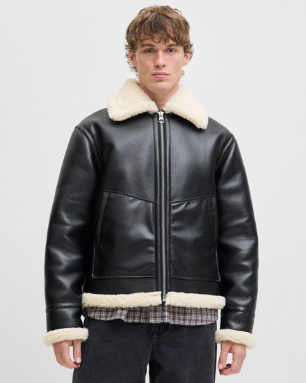 Immagine di JACK&JONES - GIUBBINO LIVERPOOL AVIATORE NERO DA UOMO