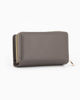 Immagine di ENRICO COVERI - Portafoglio grigio da donna con due scomparti principali