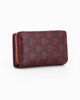 Immagine di ENRICO COVERI - Portafoglio bordeaux loggato da donna con due scomparti principali