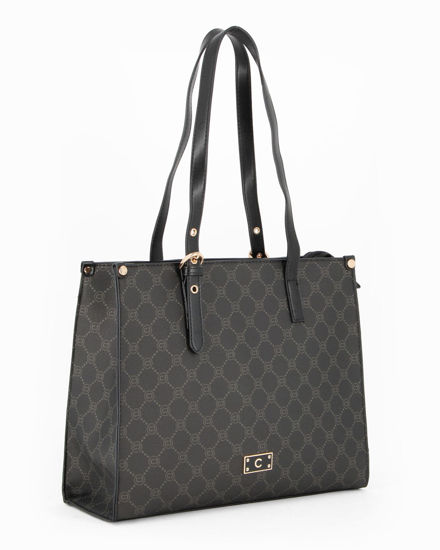 Immagine di CARRERA - Borsa a due manici logata nera