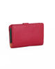 Immagine di NORTH POLE - Portafoglio rosso in VERA PELLE da donna con pattina