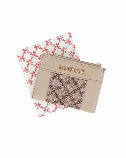 Immagine di LAURA BIAGIOTTI - Portafoglio naturale da donna con pattina e taschino portamanete