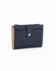 Immagine di LAURA BIAGIOTTI - Portafoglio blu da donna con pattina e taschino portamanete
