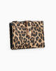 Immagine di LAURA BIAGIOTTI - Portafoglio leoprardato beige da donna con pattina e taschino portamanete
