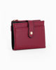 Immagine di LAURA BIAGIOTTI - Portafoglio bordeaux da donna con pattina e taschino portamanete