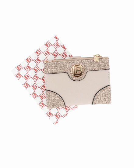 Immagine di LAURA BIAGIOTTI - Portafoglio naturale da donna con pattina e taschino portamanete