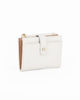 Immagine di LAURA BIAGIOTTI - Portafoglio bianco trapuntato da donna con pattina e taschino portamanete
