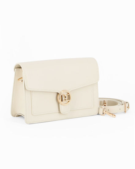 Immagine di DAVID JONES - Tracollina crema con patta e tasca frontale e posteriore