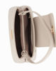 Immagine di DAVID JONES - Borsa ad un manico beige con patta e tasca posteriore, tracolla removibile