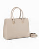 Immagine di DAVID JONES - Borsa a due manici beige,tracolla removibile