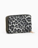 Immagine di LAURA BIAGIOTTI - Portafoglio leopardato nero da donna con doppia cerniera