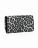 Immagine di LAURA BIAGIOTTI - Portafoglio leopardato nero da donna con patta