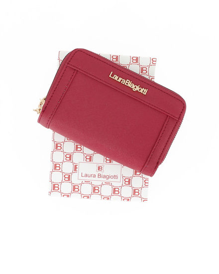 Immagine di LAURA BIAGIOTTI - Portafoglio rubino da donna con doppia cerniera
