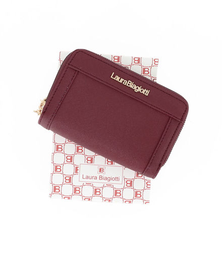 Immagine di LAURA BIAGIOTTI - Portafoglio bordeaux da donna con doppia cerniera