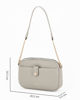 Immagine di DAVID JONES - Minibag beige con tasca frontale e tracolla removibile