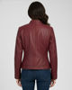 Immagine di BACHATA - GIUBBINO ECOPELLE BORDEAUX DA DONNA