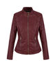 Immagine di BACHATA - GIUBBINO ECOPELLE BORDEAUX DA DONNA