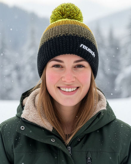Immagine di BERRETTO ENZO BEANIE BLACK-SEA-YELLOW