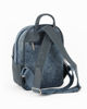 Immagine di DAVID JONES - Zaino blu effetto jeans con tasca frontale e posteriore