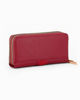 Immagine di LANCETTI - Portafoglio rubino da donna con doppia cerniera e polsiera removibile