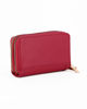 Immagine di LANCETTI - Portafoglio rubino da donna con doppia cerniera