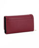 Immagine di LANCETTI - Portafoglio bordeaux da donna con patta