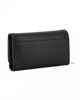 Immagine di LANCETTI - Portafoglio nero da donna con patta