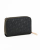 Immagine di LANCETTI - Portafoglio nero da donna con doppia cerniera
