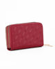 Immagine di LANCETTI - Portafoglio rubino da donna con doppia cerniera