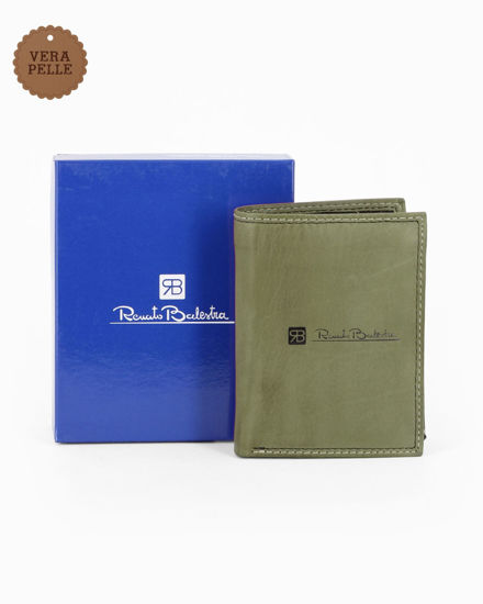 Immagine di RENATO BALESTRA - Portafoglio militare in VERA PELLE da uomo