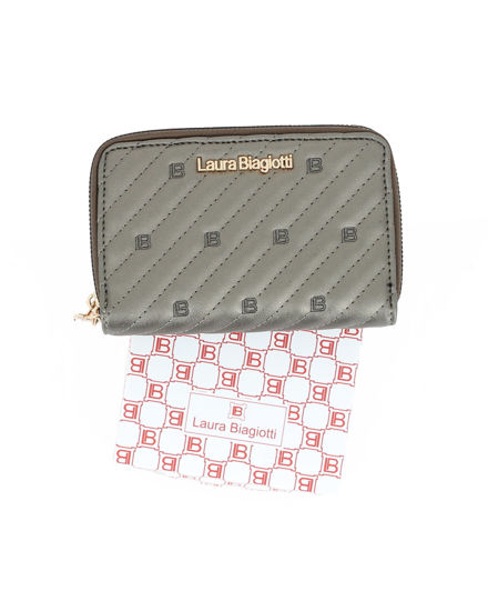 Immagine di LAURA BIAGIOTTI - Portafoglio metal trapuntato da donna con doppia cerniera