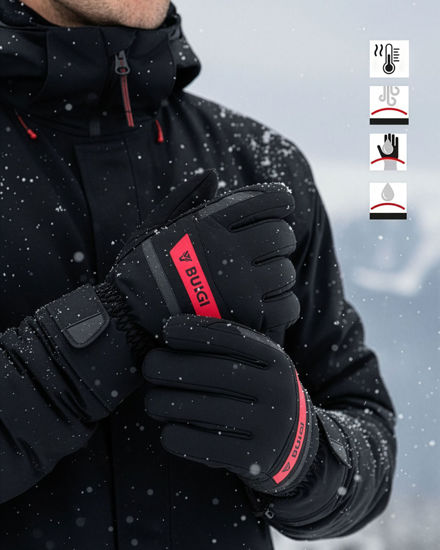 Immagine di GUANTI SCI UOMO BLACK-RED