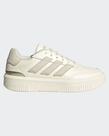 Immagine di ADIDAS - SCARPA COURTBLOCK BOLD BEIGE DA DONNA JR0729