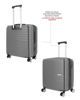 Immagine di NAZARENO GABRIELLI - TROLLEY GRIGIO IN ABS 4 RUOTE