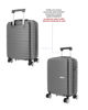 Immagine di NAZARENO GABRIELLI - TROLLEY GRIGIO IN ABS 4 RUOTE