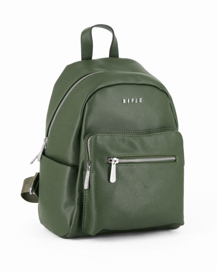 Immagine di RIFLE - Zaino verde con tasche frontali e laterali