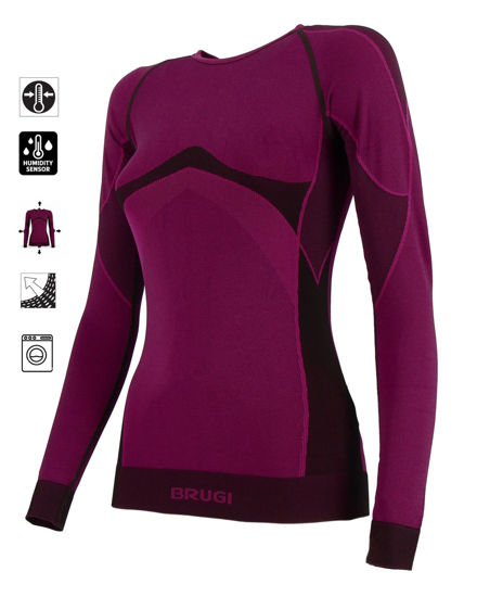 Immagine di T-SHIRT ML INTIMO TERMICO DONNA PURPLE